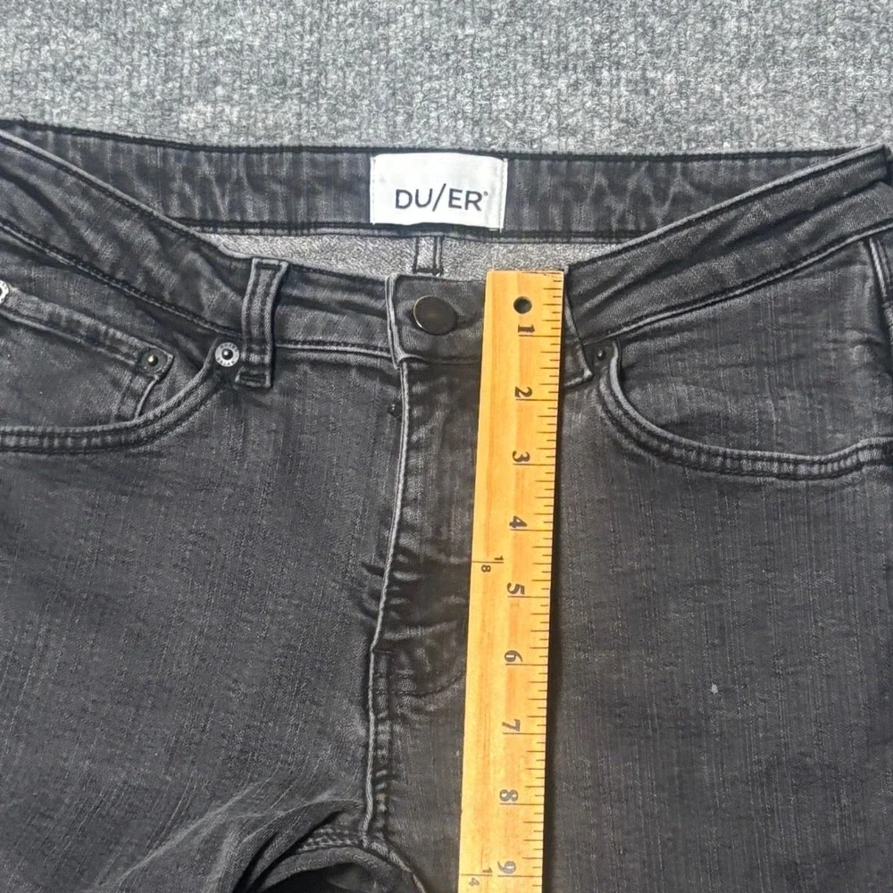 DU/ER‎ Performance Jeans Mens 28x32 Faded Black Slim Fit Denim Casual